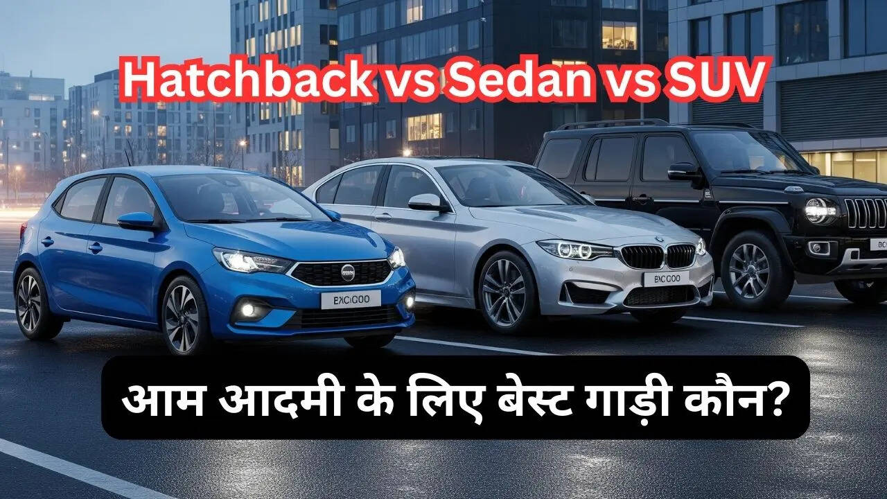 Hatchback vs Sedan vs SUV