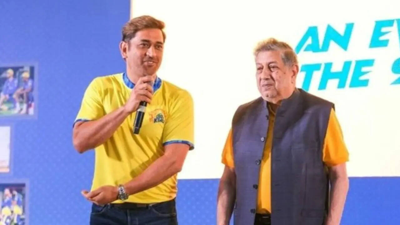 MS Dhoni N Srinivasan