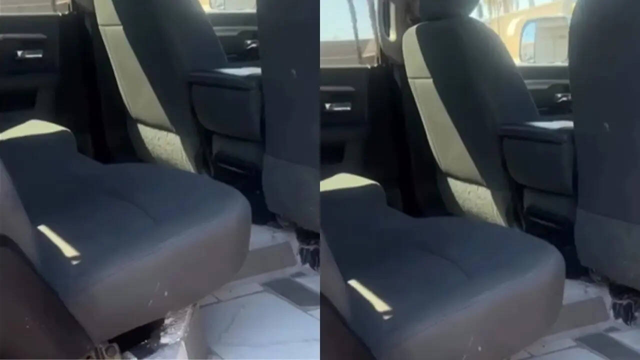 Tiles Floor Inside the Car