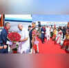 Bhutan PM Visit India अयोध्या में राम मंदिर का दर्शन करने पहुंचे भूटान के प्रधानमंत्री यूपी के मंत्री ने किया गर्मजोशी से स्वागत