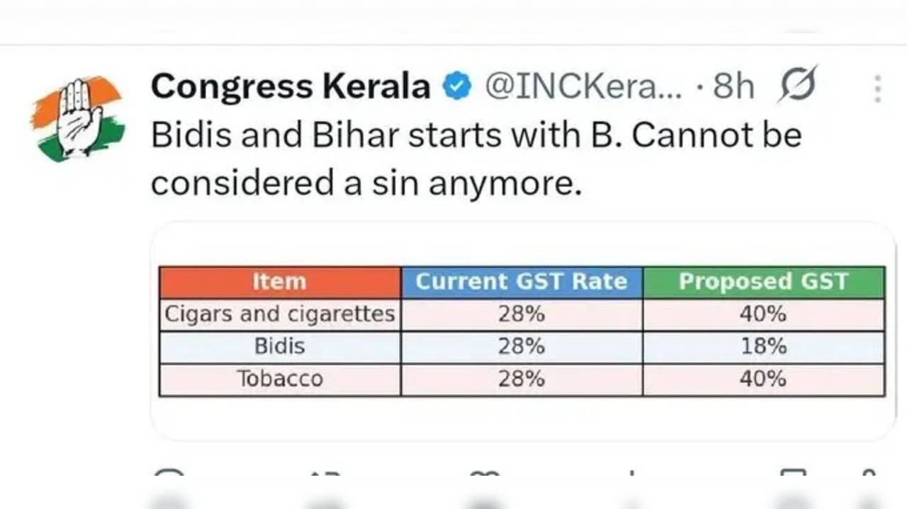 बिहार की सियासत में B से बिहार और B से बीड़ी ने बढ़ाया बवाल, NDA के निशाने पर कांग्रेस. कांग्रेस आई बैकफूट पर. बिहार कांग्रेस सांसद तारिक अनवर ने बचाव में कहा- केरल कांग्रेस हैंडल हैक हो गया है.