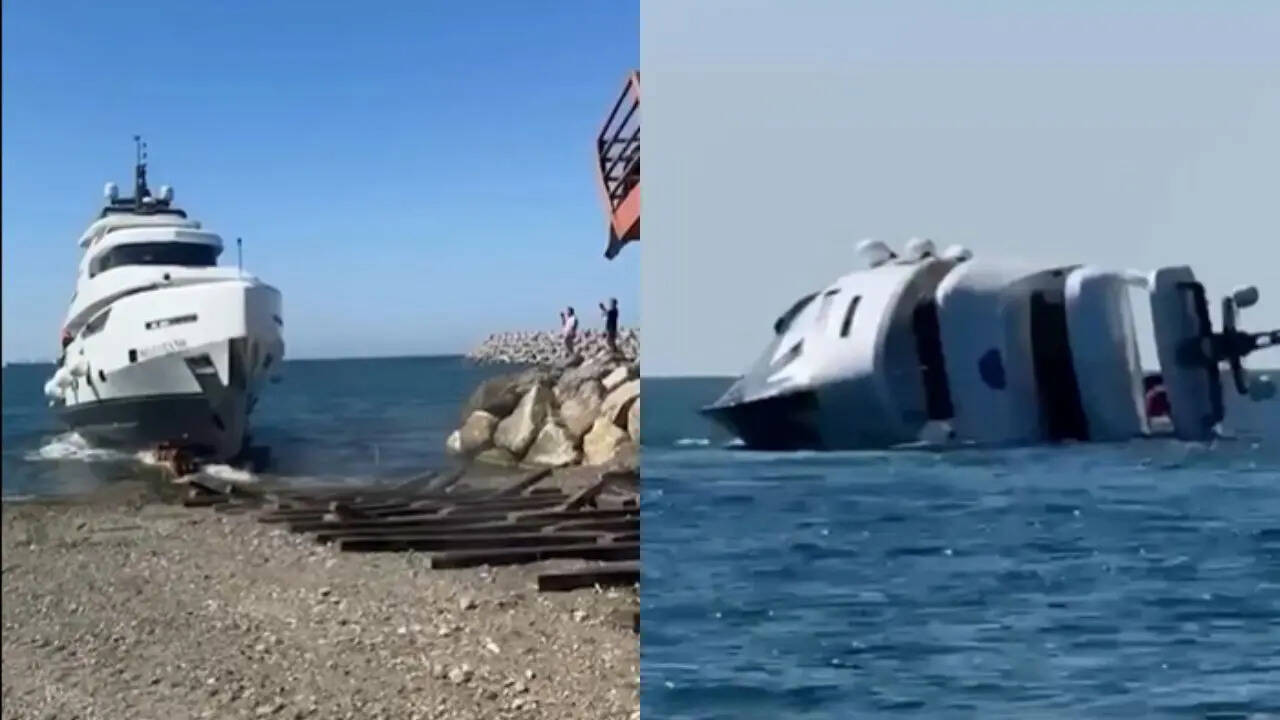 luxury yacht valued at 1M USD sank just 15 minutes