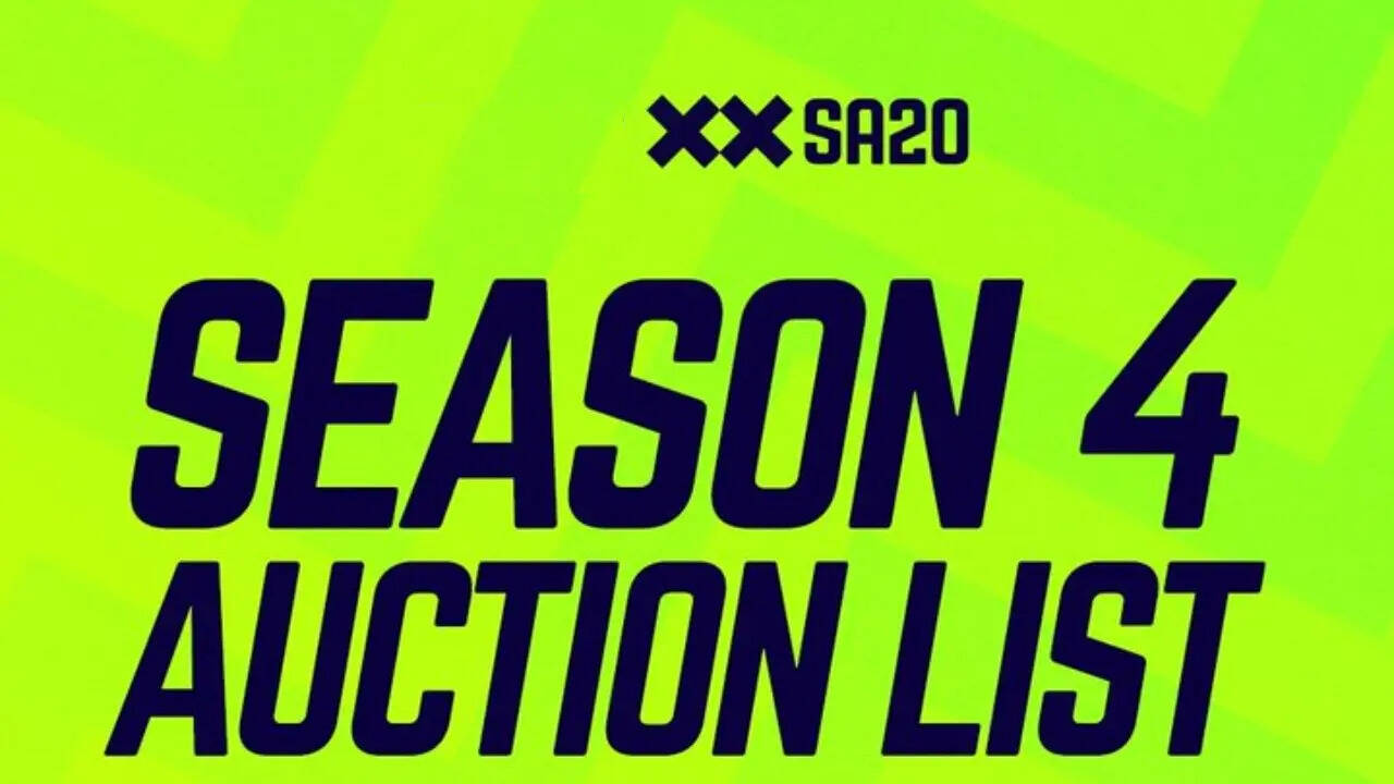 SA20 Auction