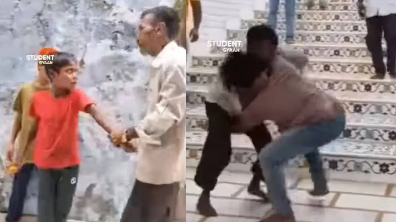 man fight video