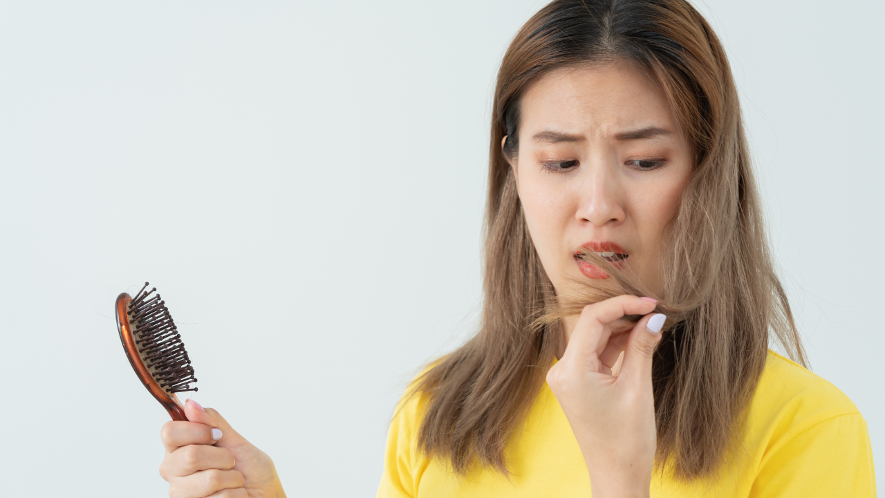 hair fall and pollution