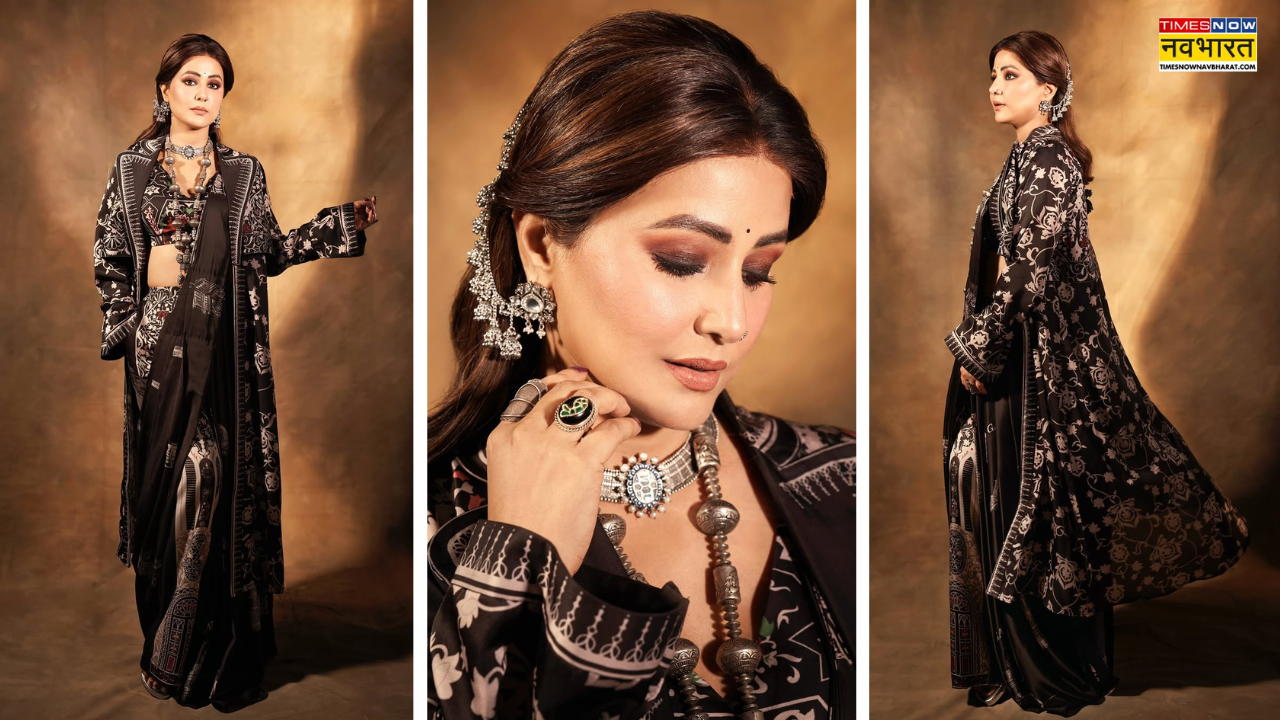 Hina Khan Latest Saree Look