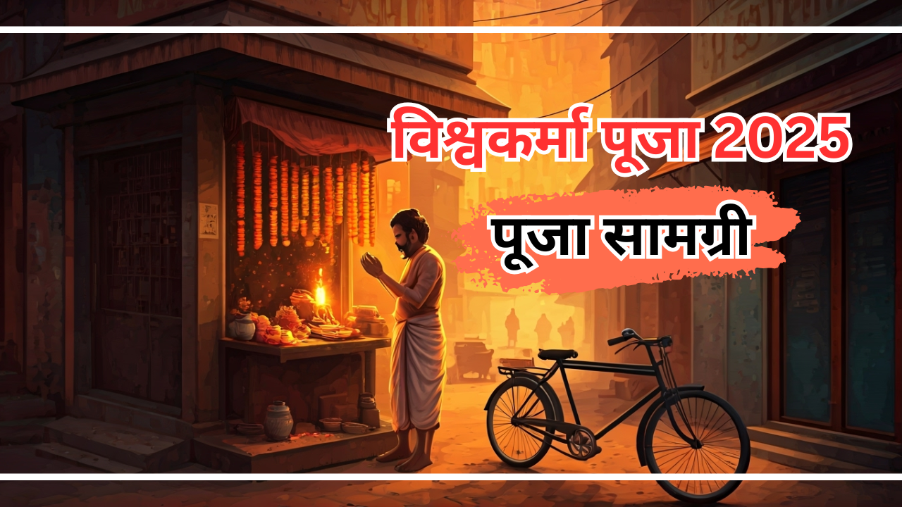 विश्वकर्मा पूजा पूजा सामग्री (AI Generated)