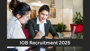 IOB Recruitmemnt 2025 इंडियन ओवरसीज बैंक में स्पेशलिस्ट ऑफिसर के पदों पर निकली वैकेंसी जल्द करें अप्लाई