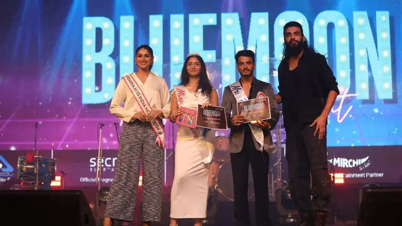 सिफती सारंग, फेमिना मिस इंडिया नॉर्थ 2024, गौरी चौहान- मिस फ्रेशर, सेवंत सुखीजा-मिस्टर फ्रेशर और सागर गेरा, मिस्टर इंडिया फाइनलिस्ट 2015 (बाएं से दाएं)