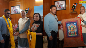 बैटल ऑफ गलवान की शूटिंग के बीच लद्दाख में लेफ्टिनेंट गवर्नर से मिले सलमान खान इंटरनेट पर वायरल हुईं तस्वीरें
