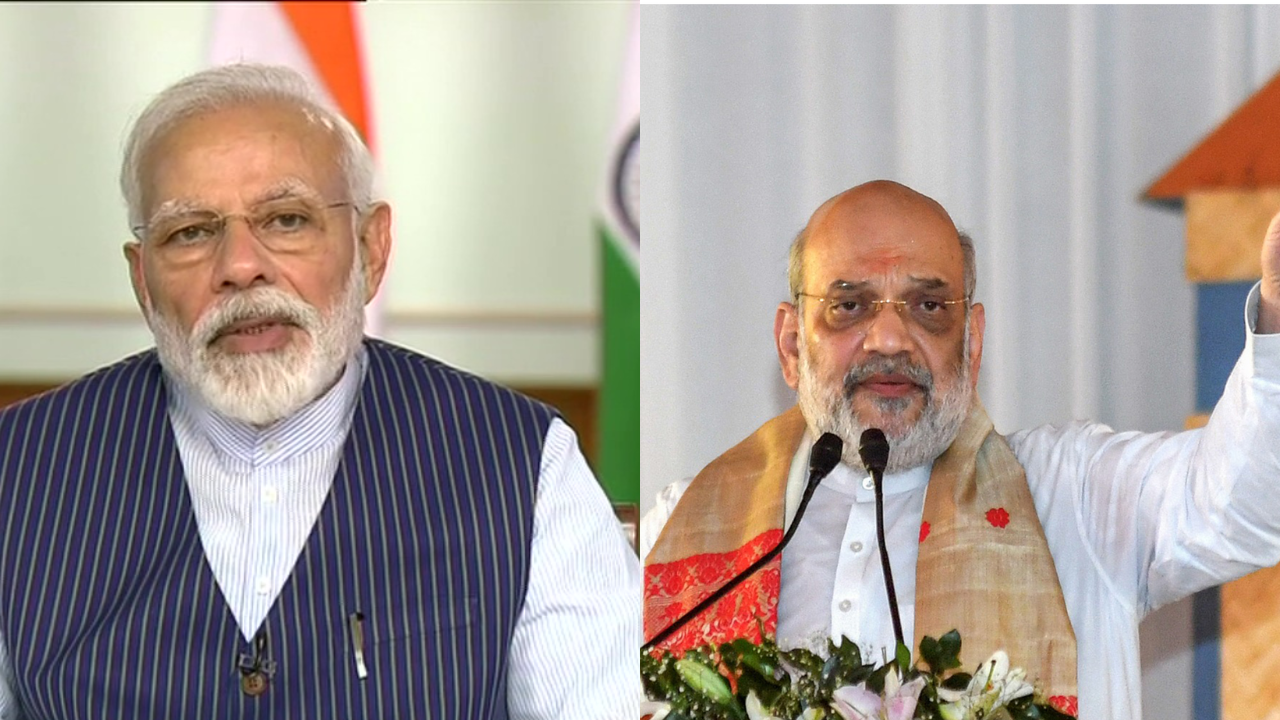 Modi-Shah on Hindi Diwas