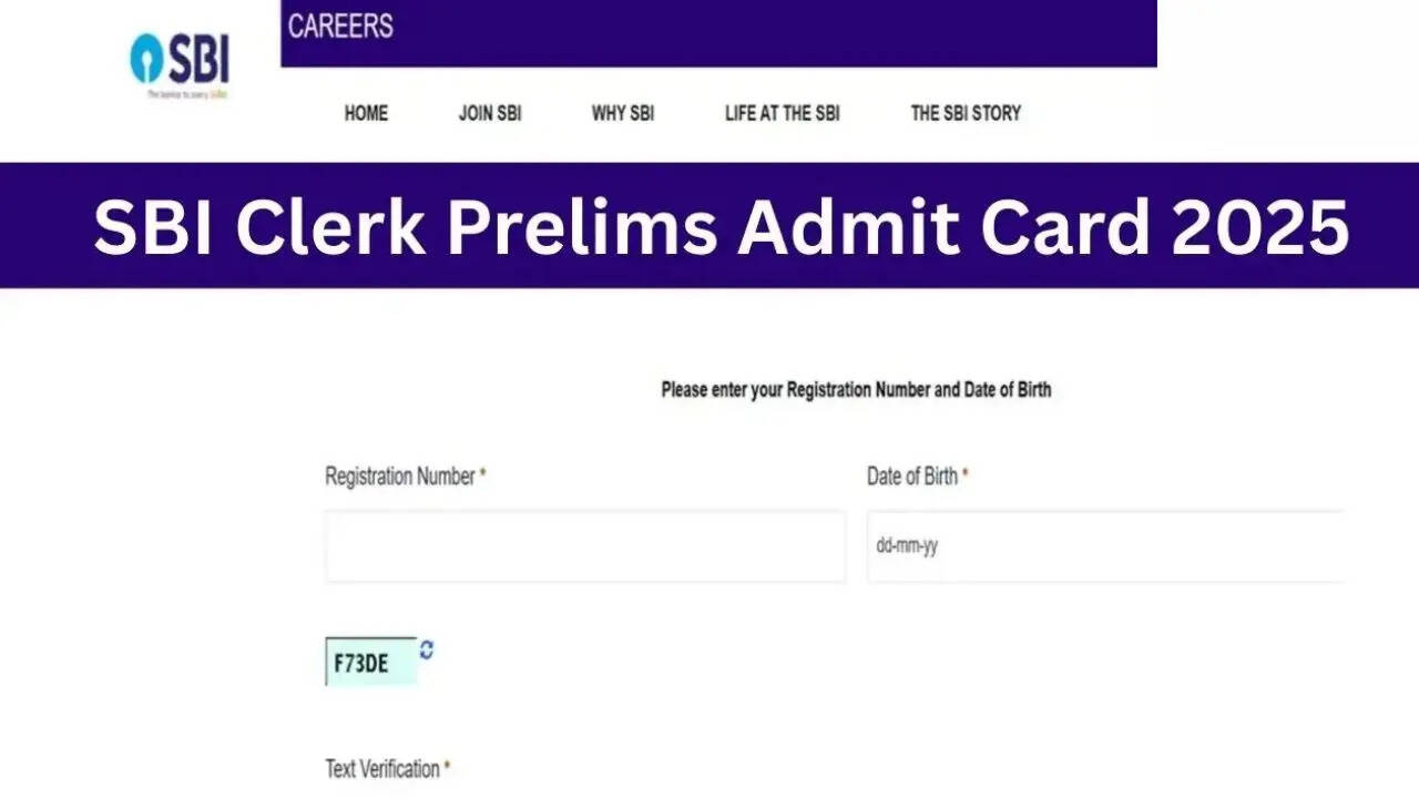 SBI Clerk Admit Card 2025 Released
