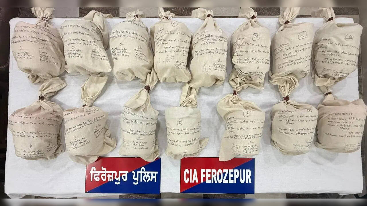 फिरोजपुर में 15.7 किलो हेरोइन के साथ आरोपी गिरफ्तार; खुफिया जानकारी से नशा तस्करी हुई नाकाम