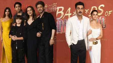 The Ba***ds Of Bollywood के प्रीमियर में सजी बॉलीवुड सितारों की महफिल, आलिया-रणबीर ने दिए क्यूट पोज