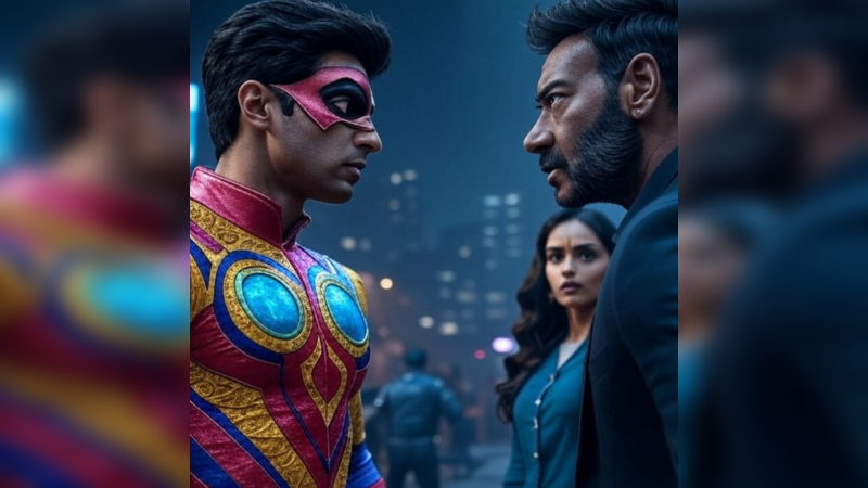 Ahaan Pandey Ajay Devgn Superhero movie