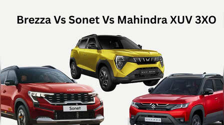 मारुति ब्रेजा Vs किया सोनेट Vs महिंद्रा XUV 3XO: फीचर्स में कौन है सबसे दमदार?