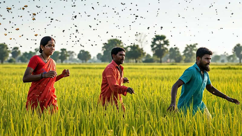 rajnandgaon bees attack