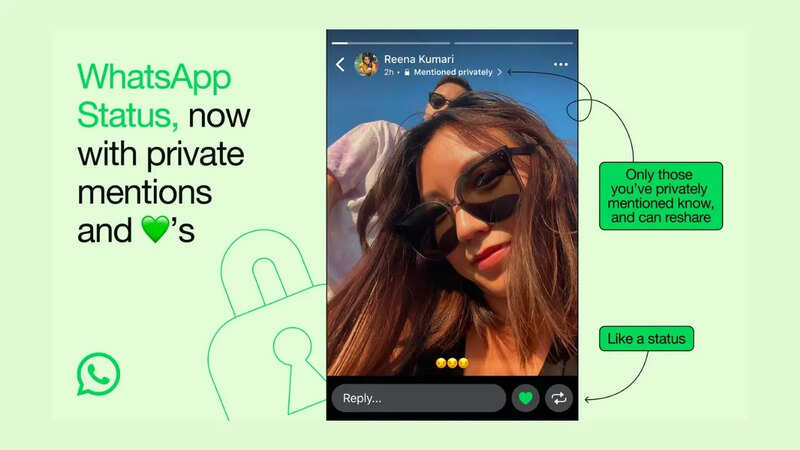 WhatsApp Status mention