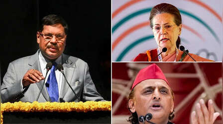 CJI पर जूता फेंकने की कोशिश, सोनिया से लेकर अखिलेश तक ने की निंदा, आरोपी वकील का लाइसेंस सस्पेंड