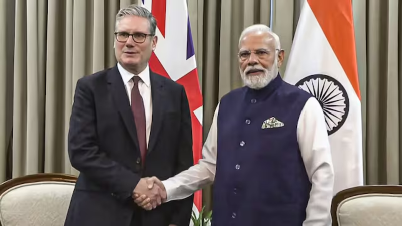 Modi Starmer meeting