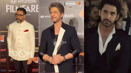 70th Hyundai Filmfare Awards 2025: शाहरुख खान के चार्म ने गिराई बिजलियां, लक्ष्य लालवानी की क्यूटनेस पर दीवाने हुए फैंस