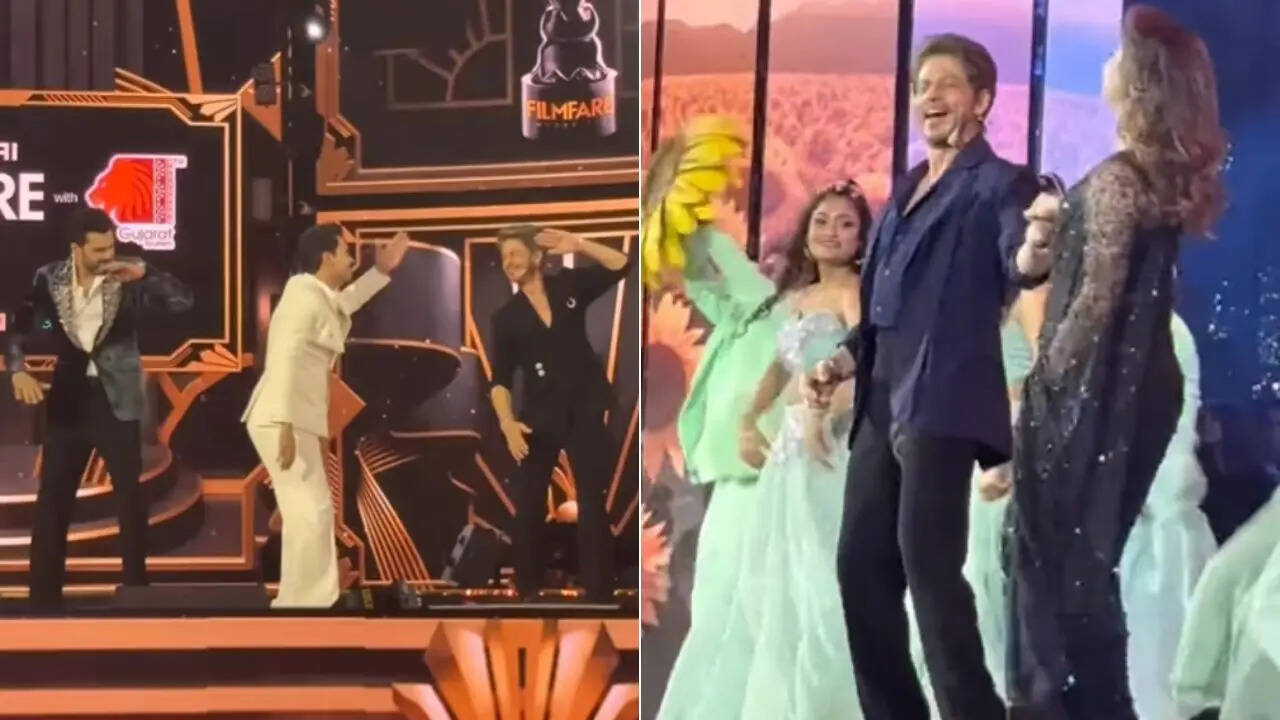 Shah Rukh Khan Dance On Aayi Ni In 70th Hyundai Filmfare Awards 2025 Re ...