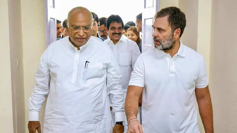 rahul gandhi mallikarjun kharge