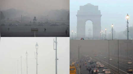 Delhi Air Quality: नहीं सुधर रही दिल्ली की हवा, गुणवत्ता लगातार तीसरे दिन 'बेहद खराब' दर्ज