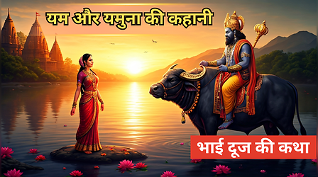 Bhai Dooj Katha: यम और यमुना की कथा, इस पौराणिक कहानी से जानें कैसे हुई भाई दूज मनाने की शुरुआत? भाई दूज की कथा यहां पढ़ें