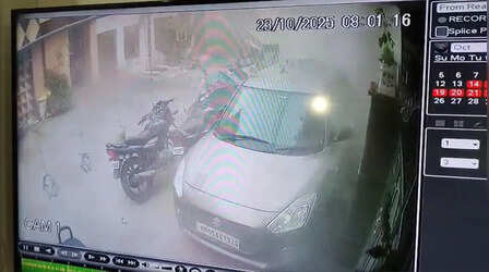 Karnal News: करनाल में गूंजा जोरदार धमाका, रिहायशी इलाके में फटा सिलेंडर; देखें CCTV Video
