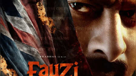 Fauji Poster: दुश्मन को चकनाचूर कर देने की निगाहों से देखते "फौजी" का पहला लुक हुआ जारी, प्रभास ने लगाई आग