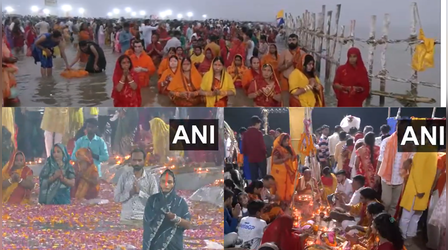 Chhath Puja Celebration Live Updates: बिहार-यूपी सहित पूरे उत्तर भारत में छठ पूजा की धूम, श्रद्धालुओं ने उगते सूरज को दिया अर्घ्य, घाटों पर उमड़ा जनसैलाब