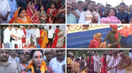 Chhath Puja 2025: छठ पूजा के रंग में रंगे सियासी चेहरे, राष्ट्रपति से मुख्यमंत्री तक देशभर के नेताओं ने दिया उगते सूर्य को अर्घ्य