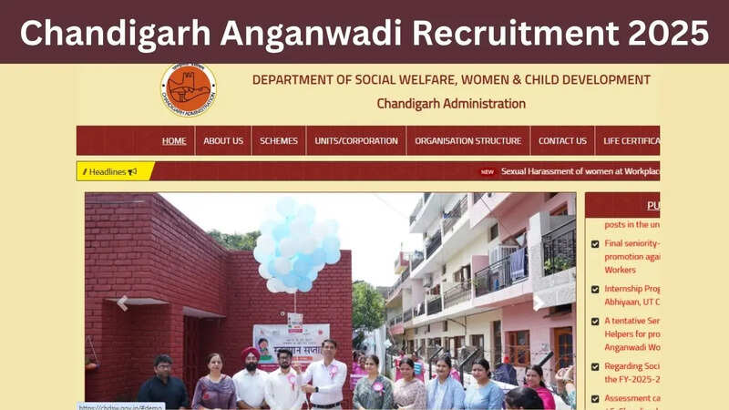Chandigarh Anganwadi Recruitment 2025, Sarkari Naukri 2025