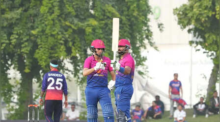 NEPAL vs UAE ODI Highlights: मोहम्मद शाहदाद ने खेली विस्फोटक पारी, यूएई ने अंतिम ओवर में नेपाल को 4 विकेट से हराया