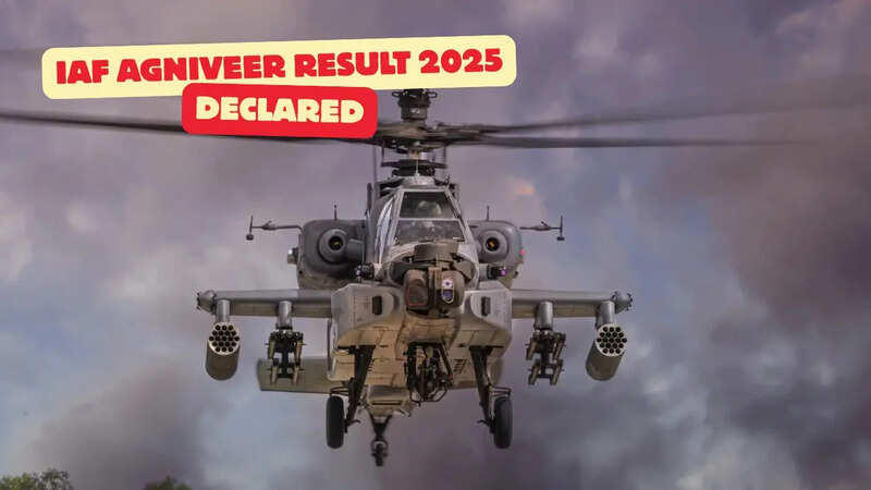 IAF Agniveer Result 2025 declared