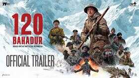 120 Bahadur Trailer चीन से मिले धोखे की असली कहानी फरहान दिखे फौज की वर्दी में