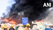 Navi Mumbai: दीघा के स्क्रैप गोदाम में लगी भीषण आग; दमकल की 15 गाड़ियां मौके पर तैनात