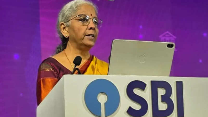 global banks, large banks, SBI Banking and Economics Conclave 2025, Nirmala Sitharaman