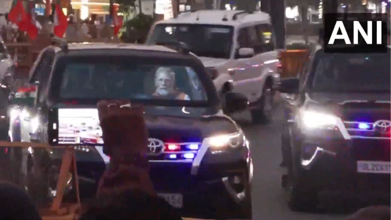 PM Modi Road Show in Varanasi