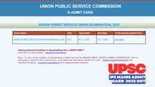 UPSC IFS Mains Admit Card 2025: इंडियन फॉरेस्ट सर्विस मेंस परीक्षा के लिए जारी हो गया एडमिट कार्ड, देखें परीक्षा का शेड्यूल व पैटर्न