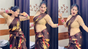 Bhabhi Dance खुला है मेरा पिंजरा गाने पर देसी भाभी का हाहाकारी डांस देखकर झूम उठेंगे आप