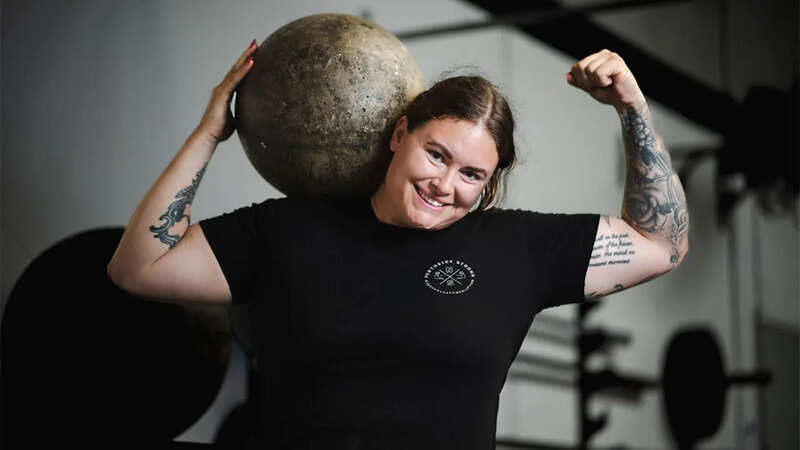 Aussie strongwoman smashes record by lifting Atlas stone weigh of 180 kg