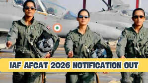 IAF AFCAT 2026: एयर फोर्स कॉमन एडमिशन टेस्ट के लिए जारी हुआ जारी हुआ नोटिफिकेशन, जानें कौन कब तक कर सकता है आवेदन
