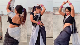 Dance Video छत पर देसी भाभी ने किया ऐसा हाहाकारी डांस देखकर दिल हार बैठे लोग