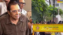 Dharmendra News: धर्मेंद्र का वेलकम करने बंगले के बाहर पहुंची सैकड़ों की भीड़!! एक्शन में दिखी पुलिस
