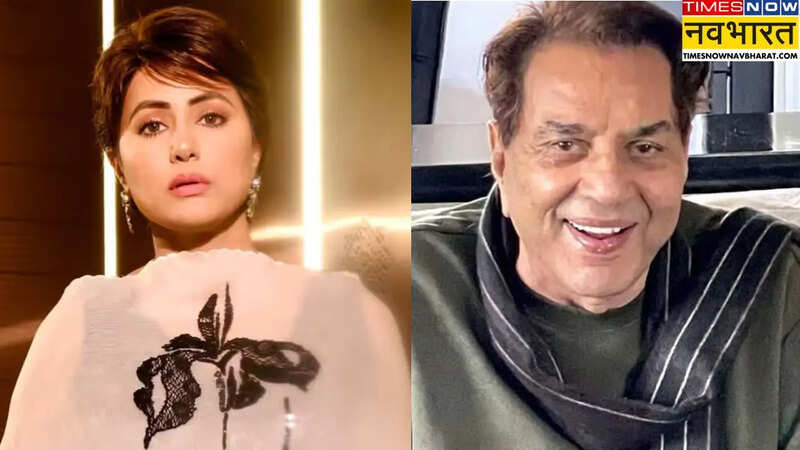 Hina Khan and Dharmendra