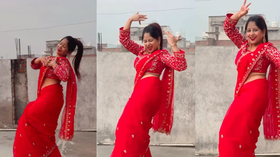 Dance Video देसी भाभी ने डांस से बनाया ऐसा माहौल सोशल मीडिया पर कटा बवाल