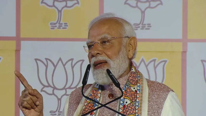 PM Modi in BJP Headquarter