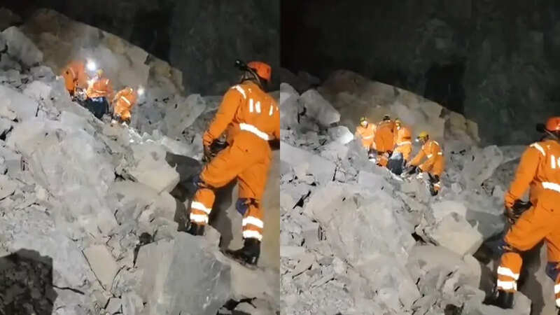 sonbhadra stone mine collapsed